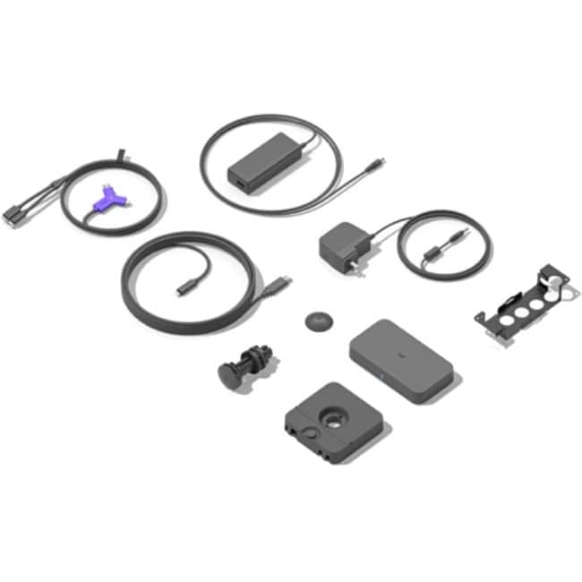 Logitech - Swytch Laptop Link for Video Conferencing in Meeting Rooms - Purple/Black