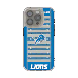 Keyscaper - NFL - Detroit Lions iPhone Clear Field Design Case - 15 - Multicolor