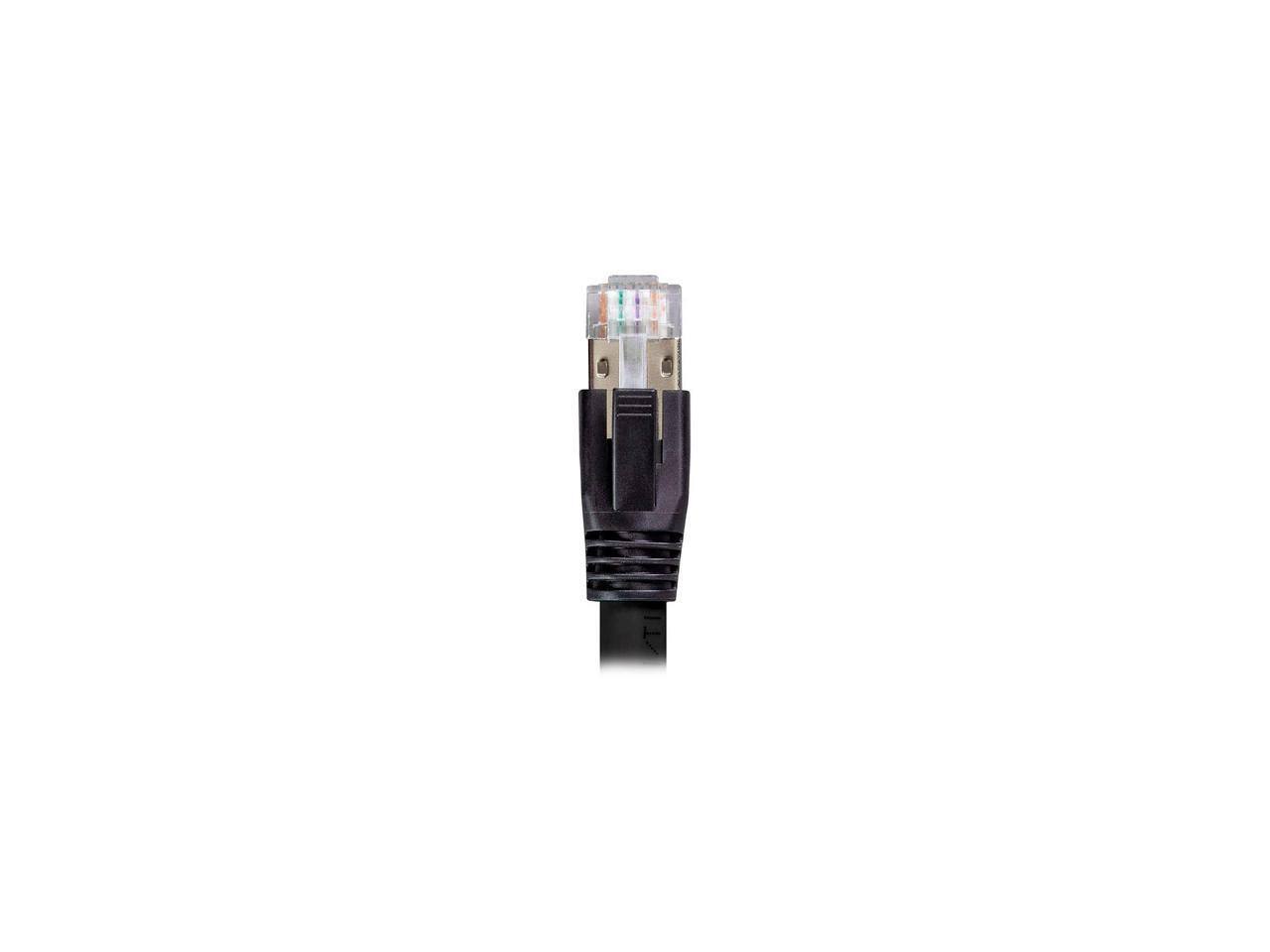 Alt View 2. Nippon Labs - Nippon Labs Cat8 RJ45 35FT Ethernet Cable, 40Gbps 2000MHz, S/FTP, Indoor/Outdoor, Weatherproof (Black).
