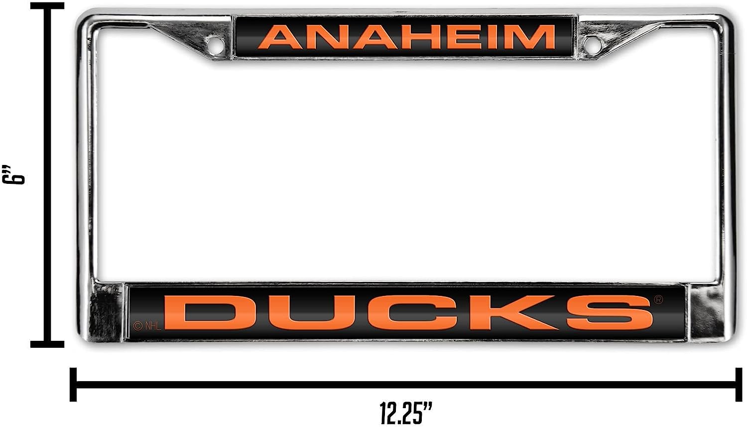 ANAHEIM  
DUCKS  
NHL  

6"  
12.25"