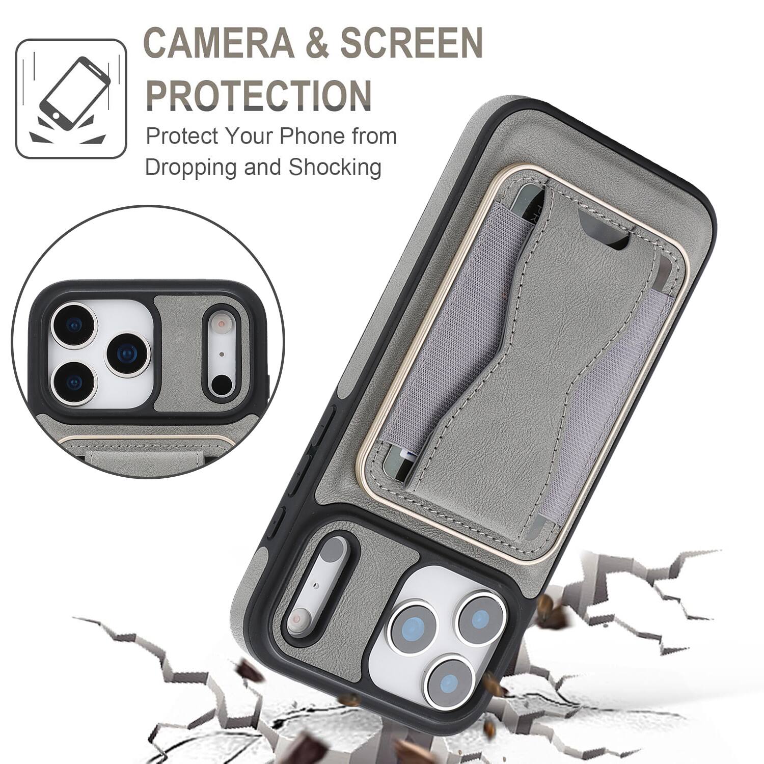 CAMERA & SCREEN PROTECTION  
Protect Your Phone from Dropping and Shocking
