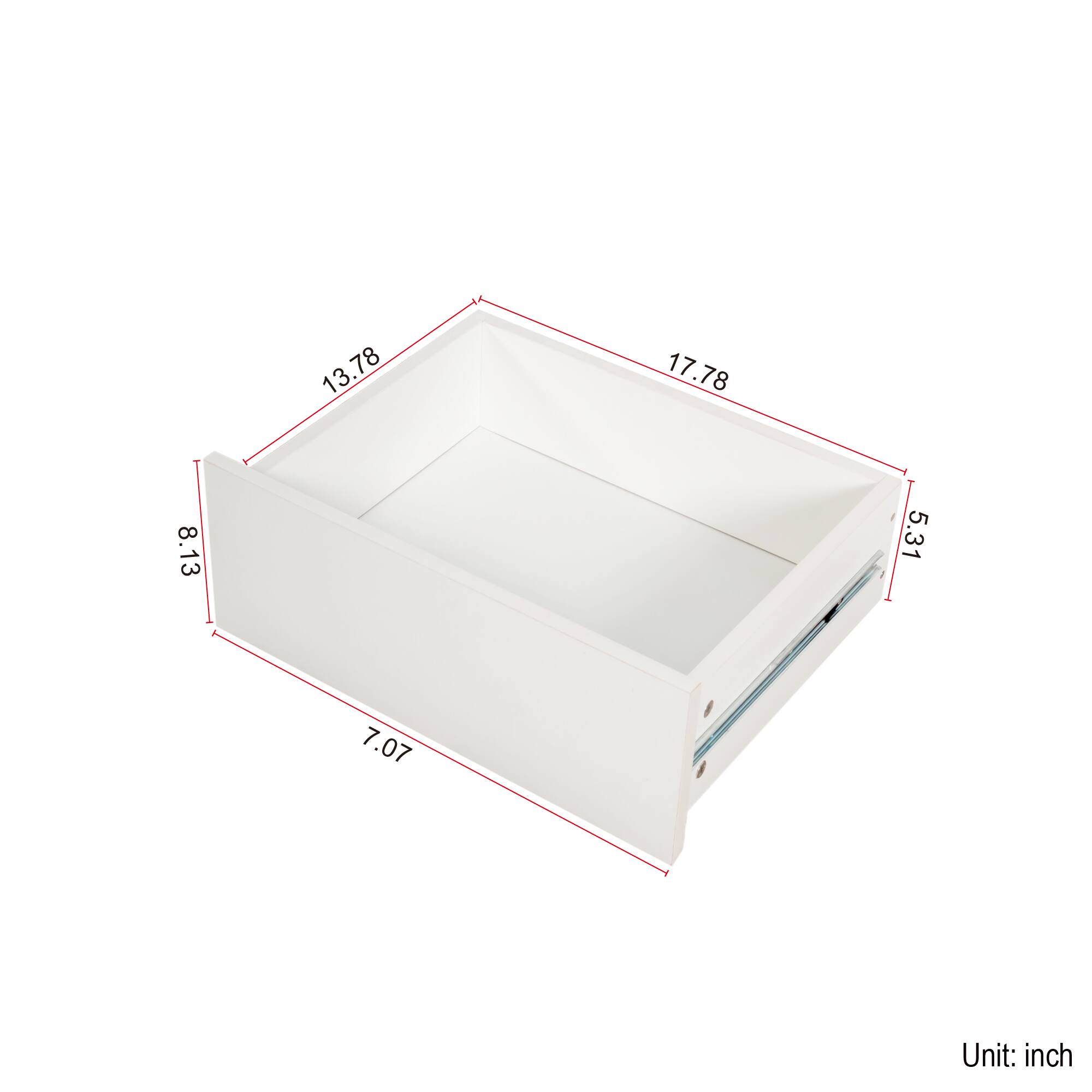 13.78 17.78 8.13 5.31 7.07  
Unit: inch