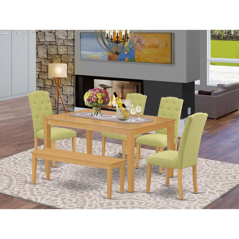 Left. East West Furniture - Dining Room Set Oak - Oak.