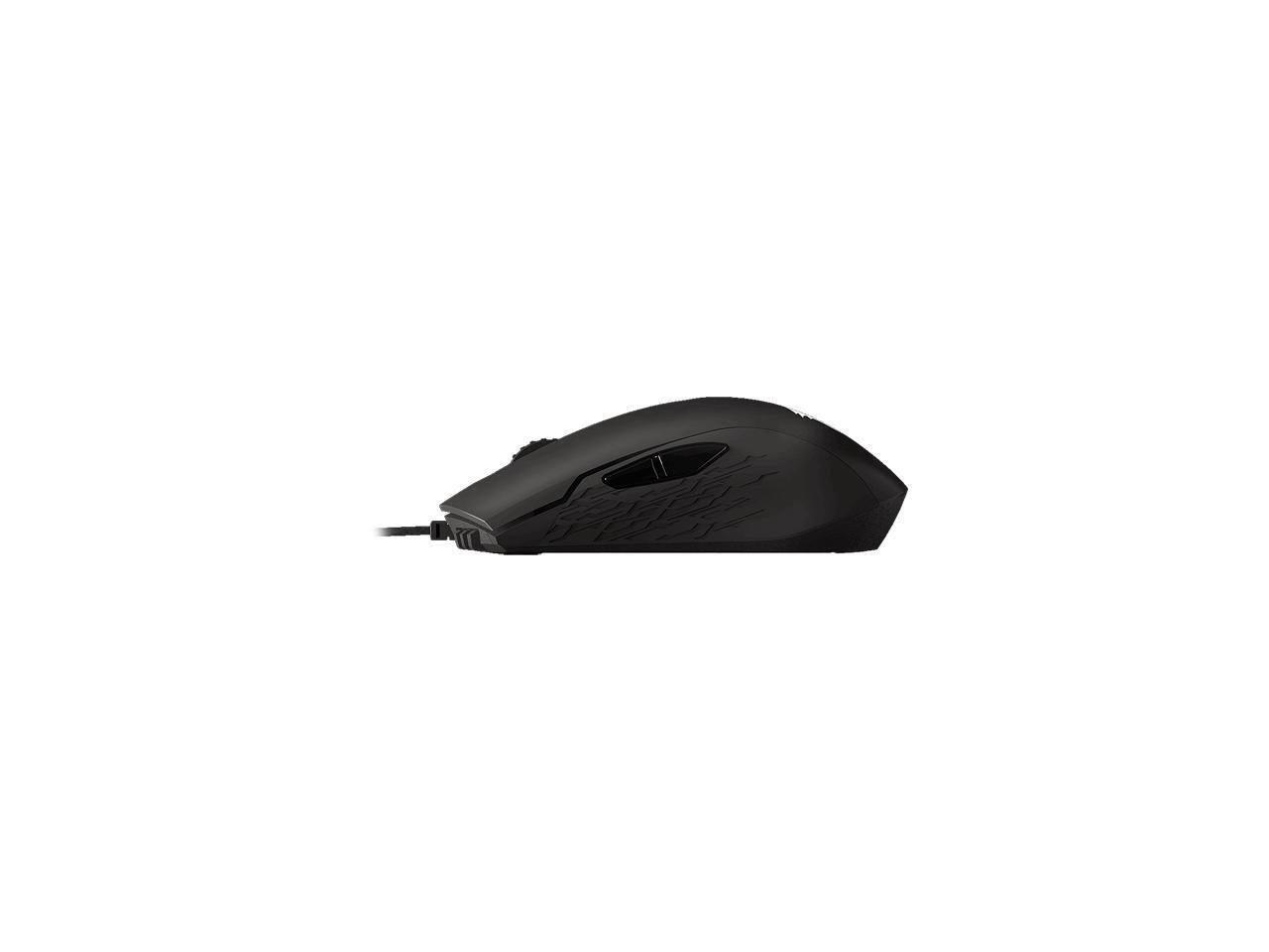 Alt View 4. GIGABYTE - AORUS M4 6400 DPI Optical, Ambidextrous, RGB Fusion 2.0 Wired Mouse (Matte Black) - Matte Black.