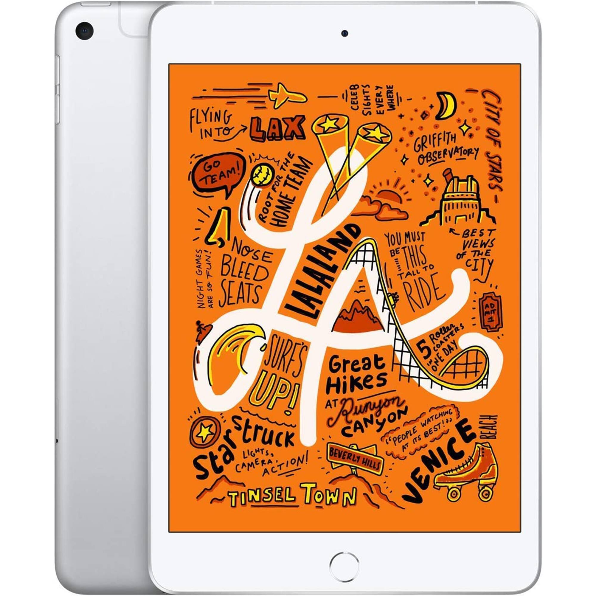 Front. Apple - Certified Refurbished - Apple 7.9-Inch iPad Mini (5th Generation) (2019) Wi-Fi - 256GB - Gold.