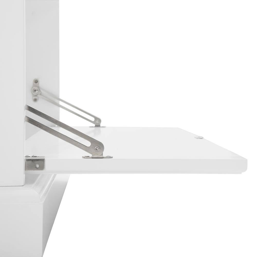 Back. Crosley Furniture - Shoreline Hall Tree - White.
