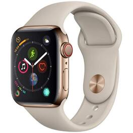 Refurbished Excellent - Apple Refurbished Watch Series 4 Stainless Steel 44mm A1976 (GPS + Cellular) - Gold - (2018)