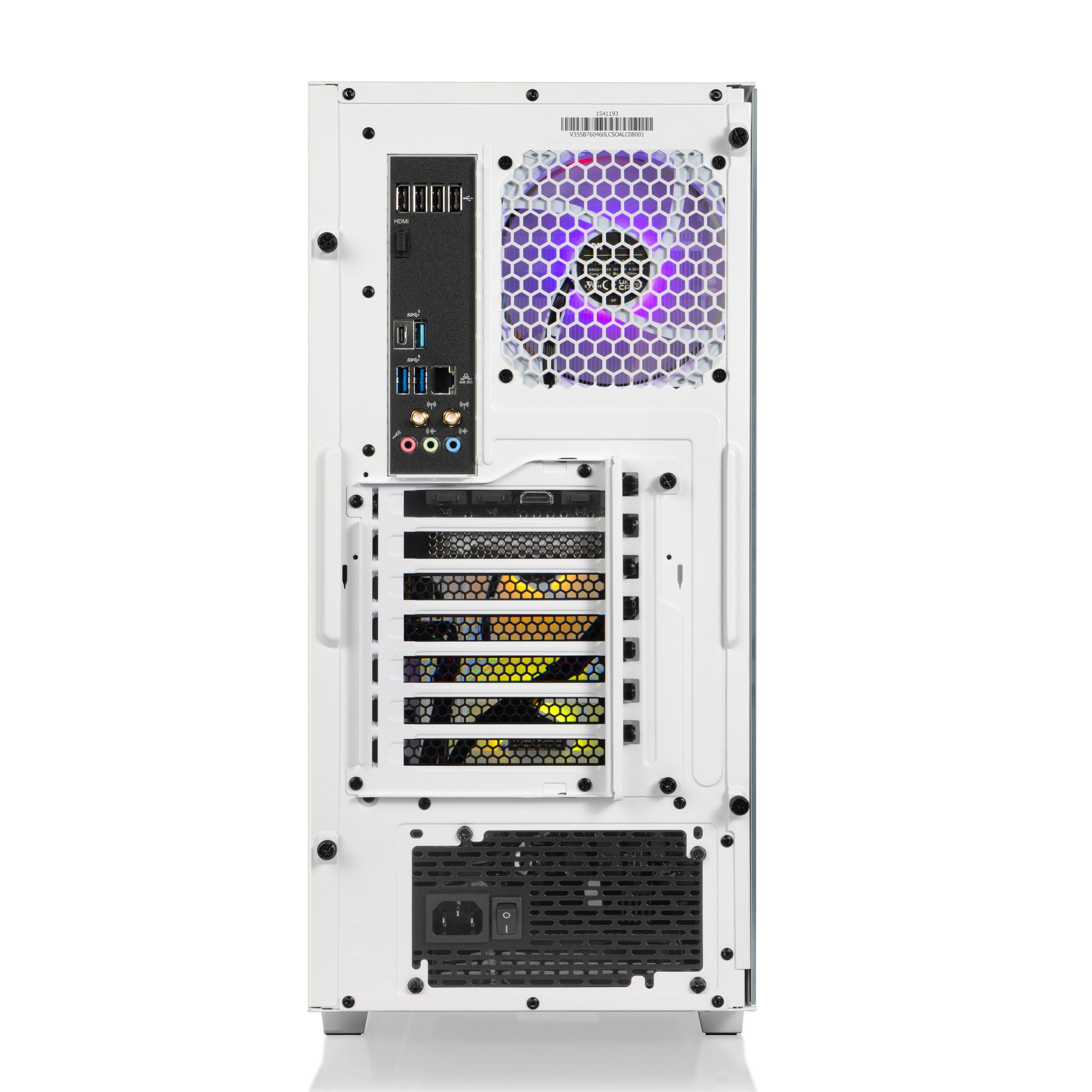 Alt View 9. Thermaltake - LCGS View i1497XS-350 Gaming Desktop Intel Core i7-14700F, 32GB Memory, AMD Radeon RX 9070 XT, 1TB SSDNVMe M.2 - Snow.