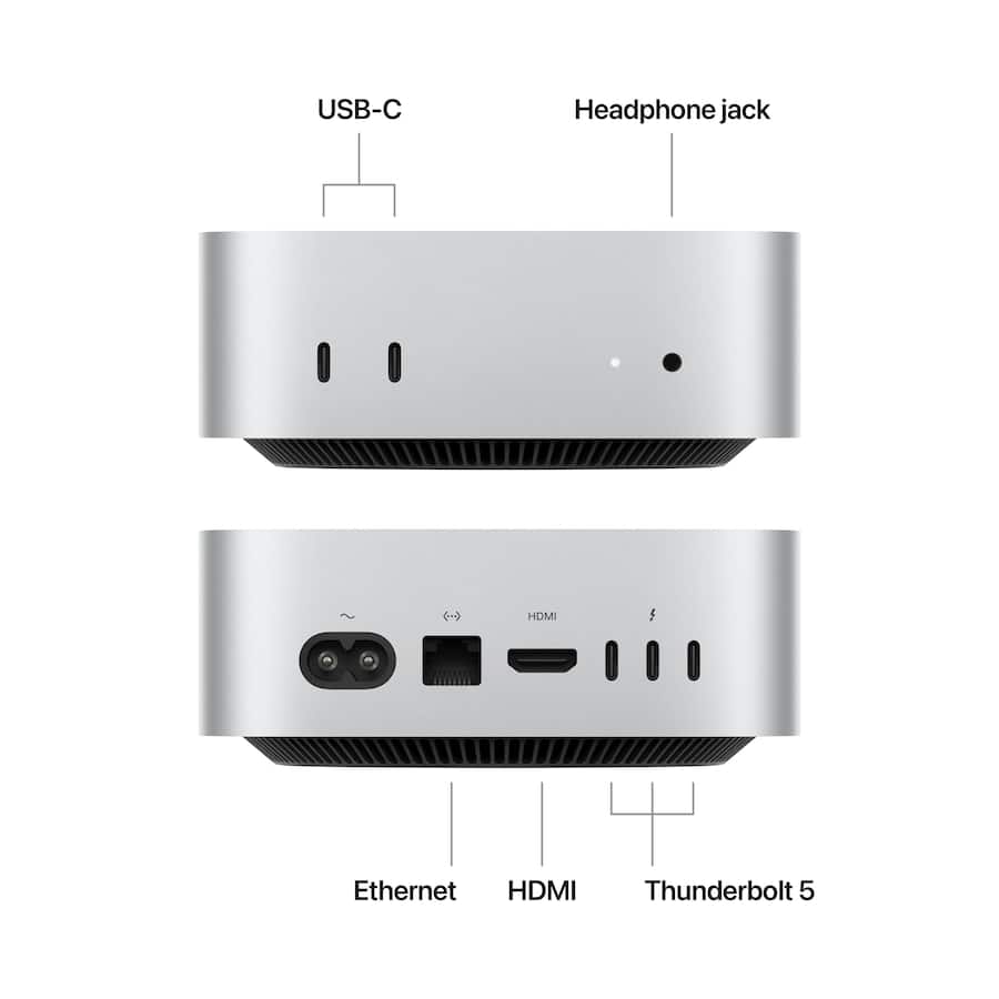 Macデスクトップ Apple MacMINI M4 PRO Apple Mac mini Desktop Latest Model M4 Pro chip Built for