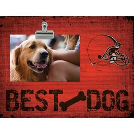 Fan Creations - Cleveland Browns 10.5" x 8" Best Dog Clip Photo Frame - Multicolor