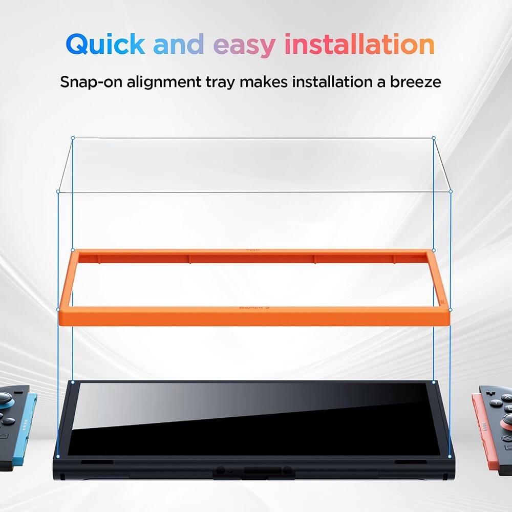 Quick and easy installation  
Snap-on alignment tray makes installation a breeze