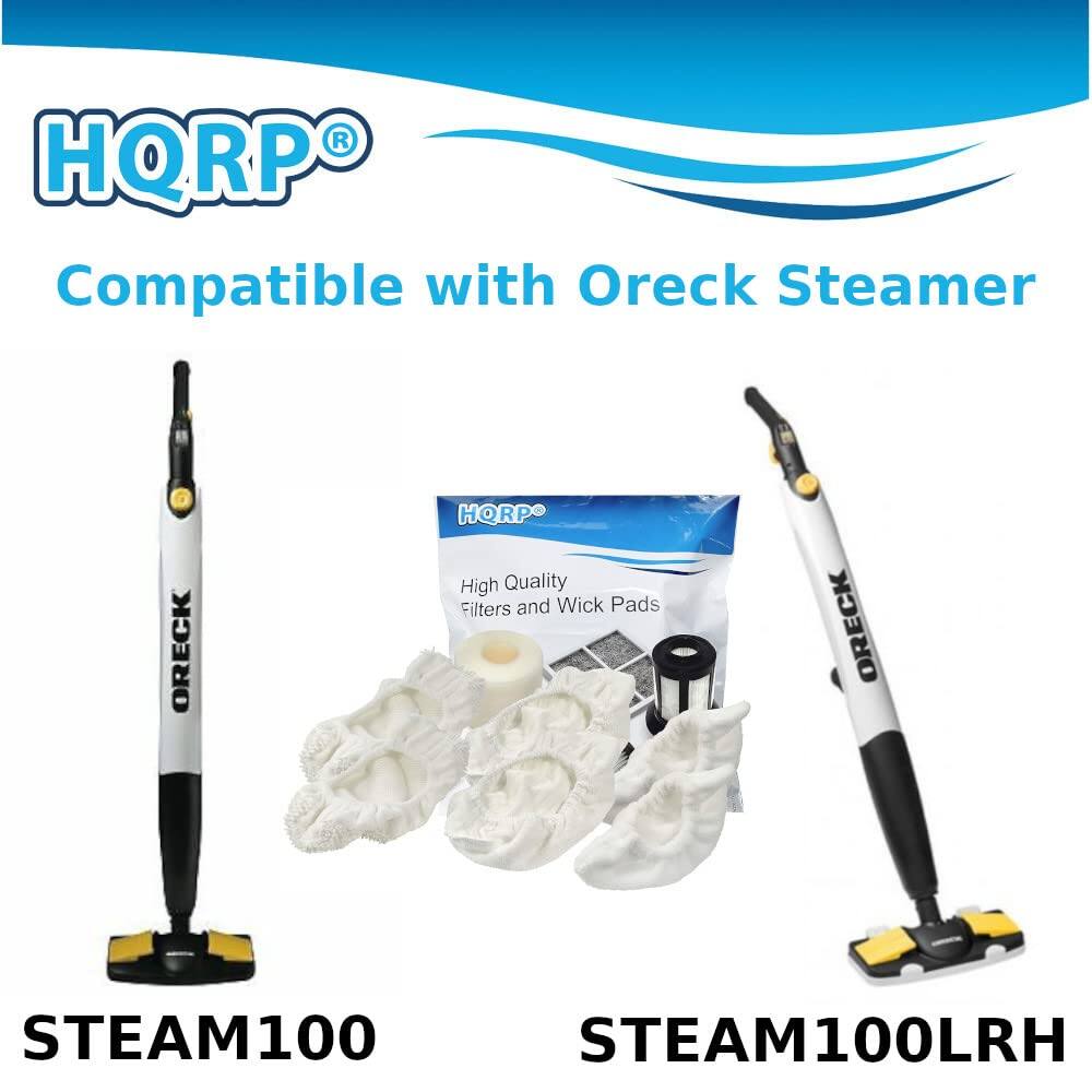 HQRP® Compatible with Oreck Steamer  
ORECK STEAM100  
ORECK STEAM100LRH  
High Quality Filters and Wick Pads
