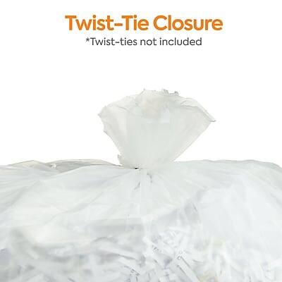 Twist-Tie Closure  
*Twist-ties not included