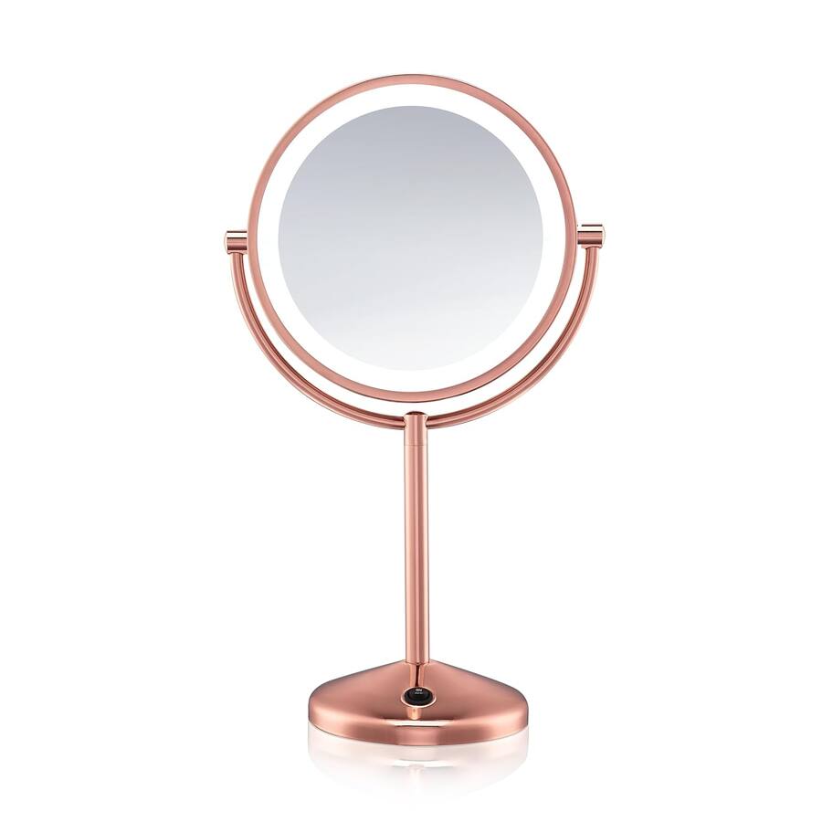 Stamp n Camp Conair Lighted Makeup Mirror, LED Vanity Mirror, 1X/8X ...