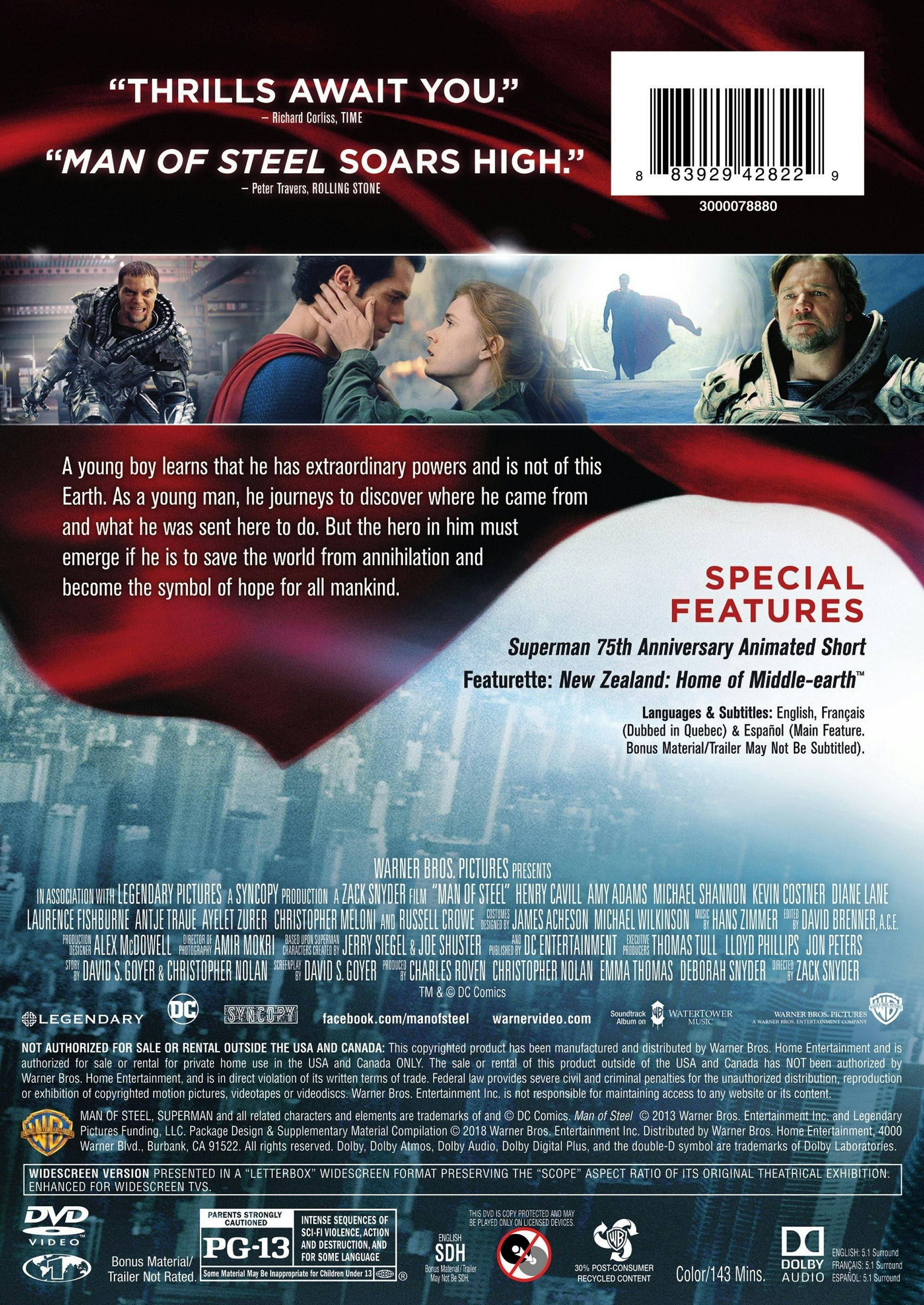 Angle. Man of Steel [DVD].
