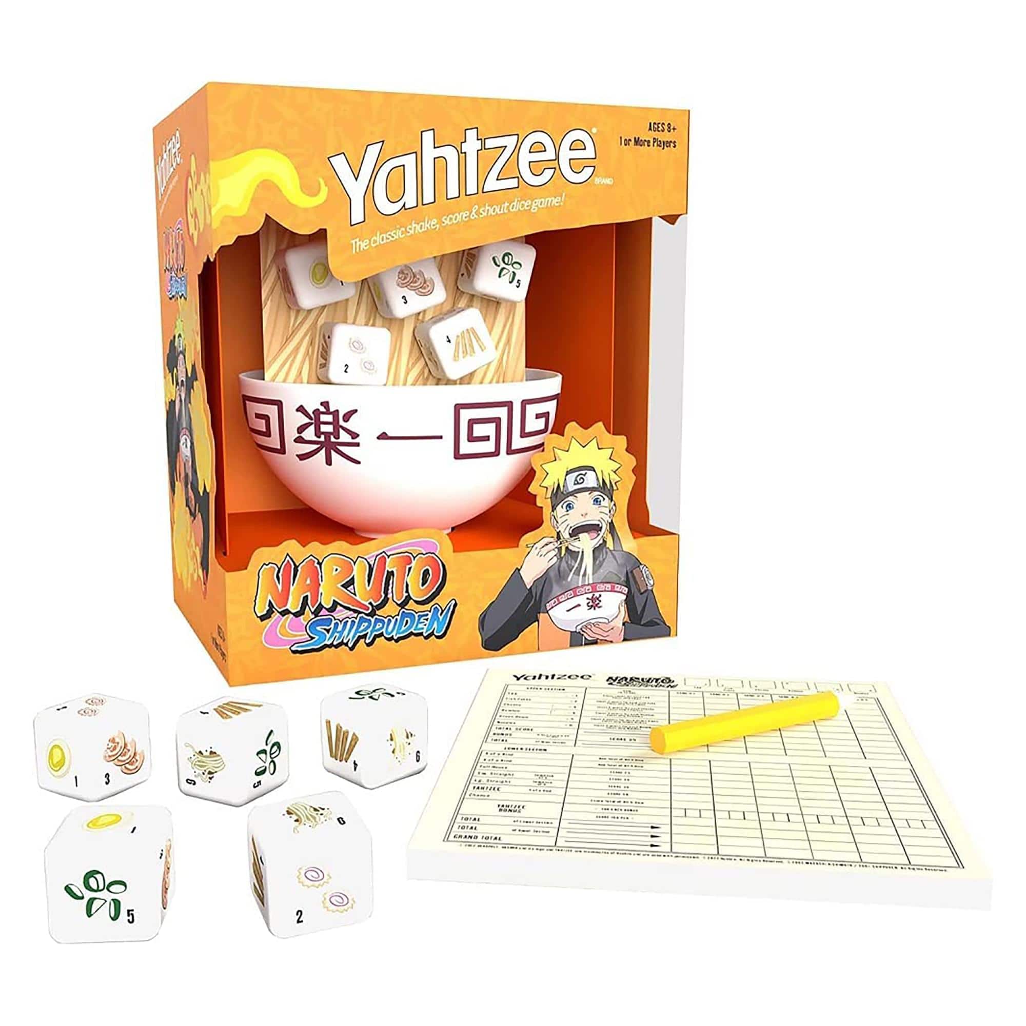 USAoploy - Naruto Yahtzee Dice Game - Orange