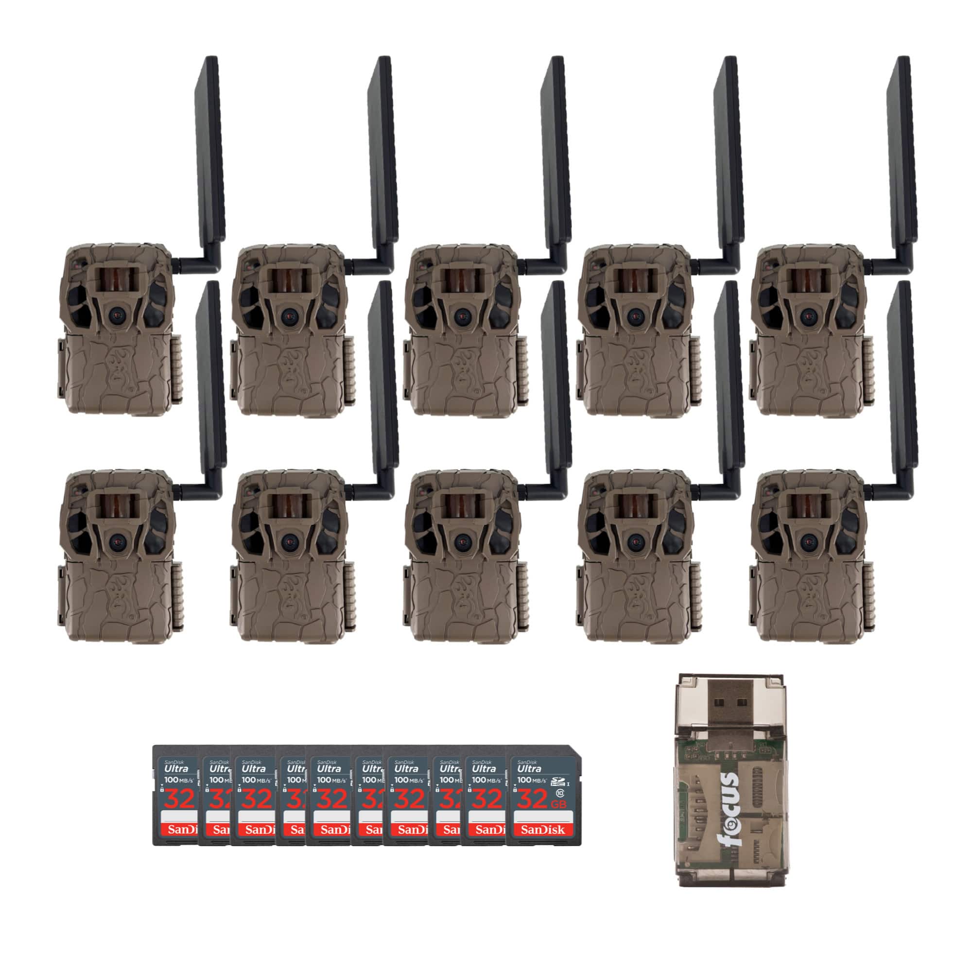 Browning - Trail Camera Defender Wireless Vision Pro HD Livestream (10-Pack)