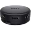 Front. Dell - Pro DA326 7-in-1 USB-C Universal Multiport Travel Hub - Black.