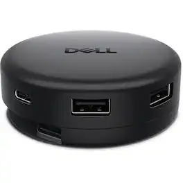 Dell - Pro DA326 7-in-1 USB-C Universal Multiport Travel Hub - Black