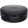 Dell - Pro DA326 7-in-1 USB-C Universal Multiport Travel Hub - Black