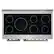Alt View 1. Forno Appliances - Paolo 6.7 Cu. Ft. Freestanding Electric True Convection Range - White.