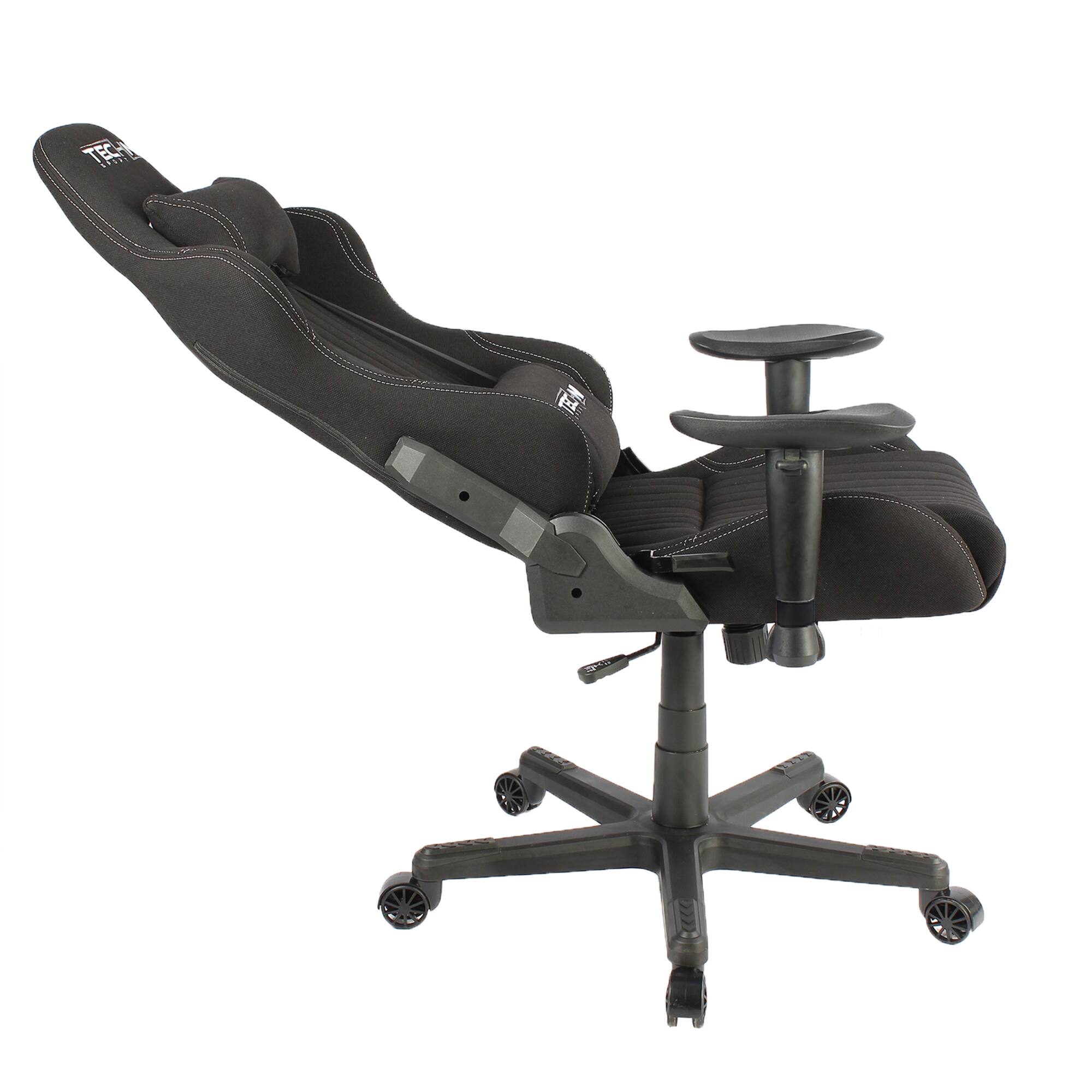 Alt View 5. GOODSILO - Ergonomic High Back Racing Style Fabric Gaming Chair for Office and Home Use - Black.