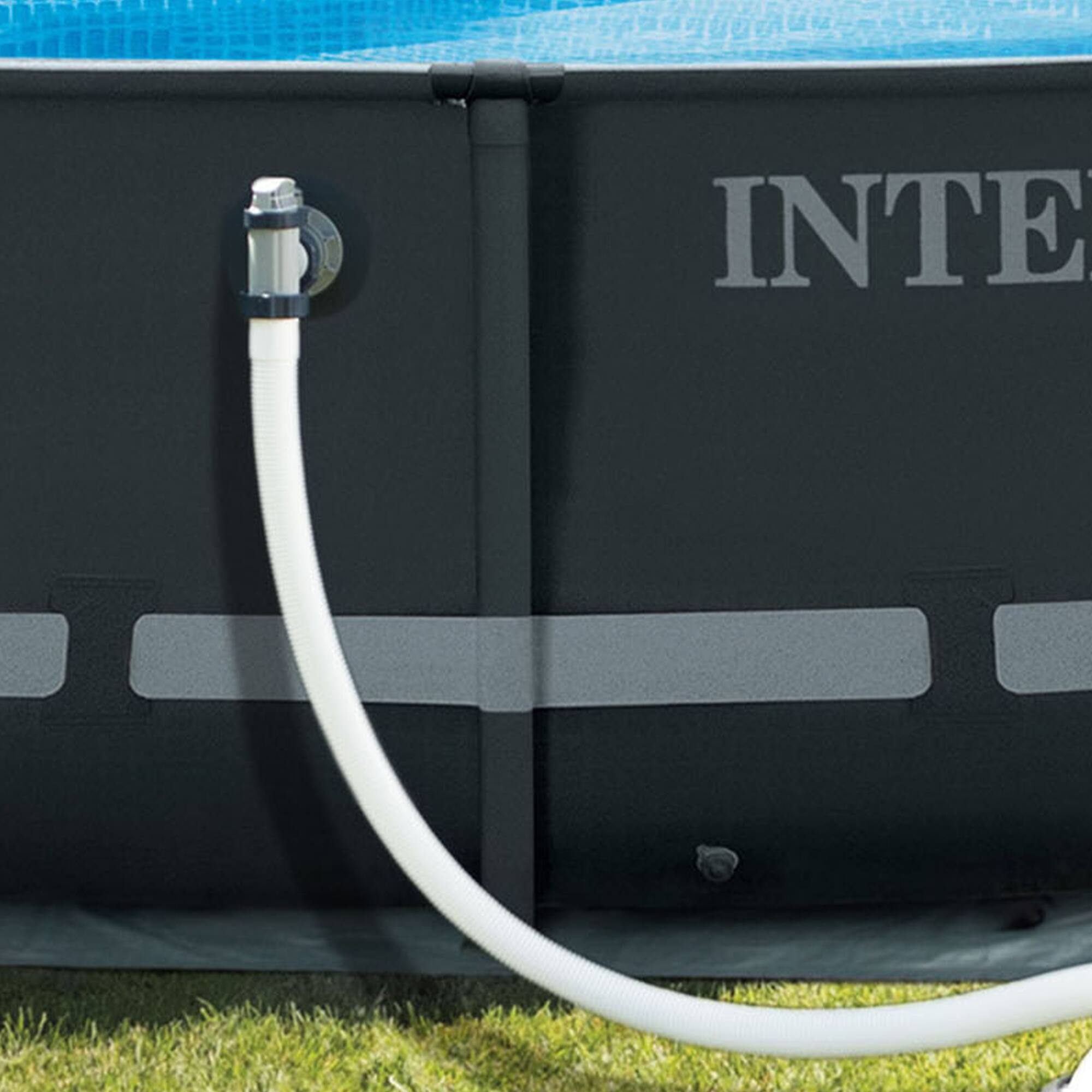 Alt View 2. Intex - Intex 29060E 1.5" Diameter Accessory Pool 1,500 GPH Pump Replacement 59" Hose - White.