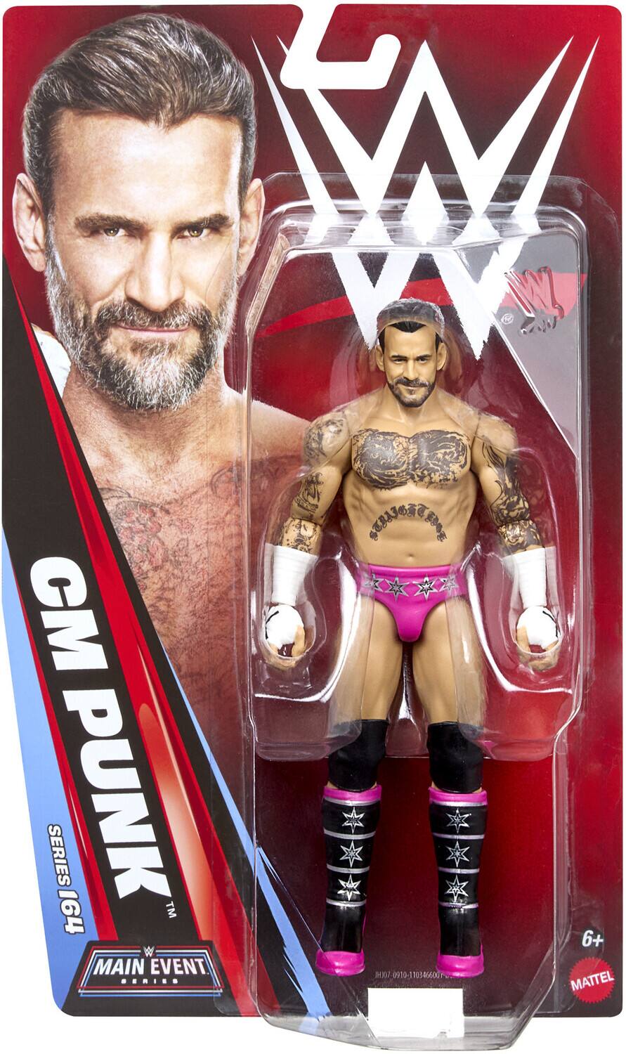 CM PUNK  
WWE  
SERIES 164  
MAIN EVENT  
6+  
MATTEL  
H07 0910-110346600
