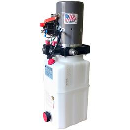 KTI Hydraulics - 12 VDC Hydraulic Power Unit with Single Double Acting, 3 Quarts