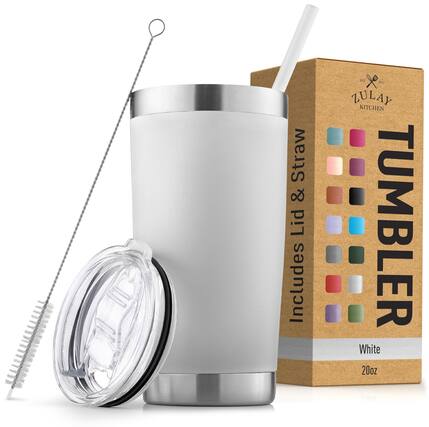 ZULAY KITCHEN
TUMBLER
Includes Lid & Straw
White
20oz