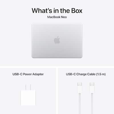 13 inch MacBook Neo Apple A18 Pro chip with 6‑core CPU and 5‑core 13 inch MacBook Neo Apple A18 Pro chip with 6‑core CPU and 5‑core