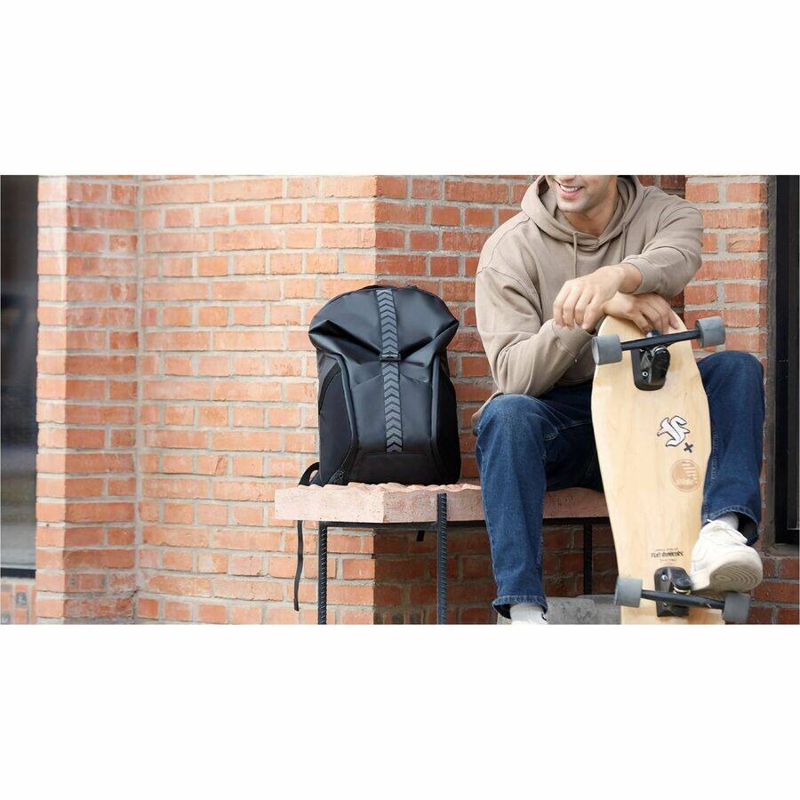 Alt View 2. Lenovo - Lenovo Legion Carrying Case (Backpack) for 16" Gaming Notebook - Black - Damage Resistant, Shock Resistant Corner, Weath - Black.