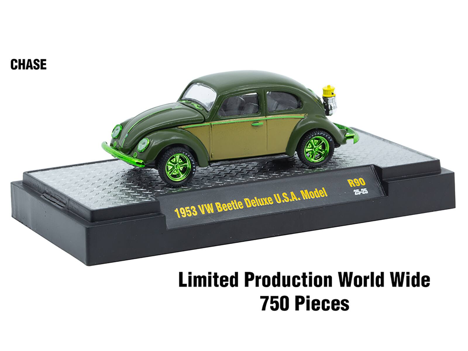 CHASE  
1953 VW Beetle Deluxe U.S.A. Model  
R90 25-25  
Limited Production World Wide  
750 Pieces