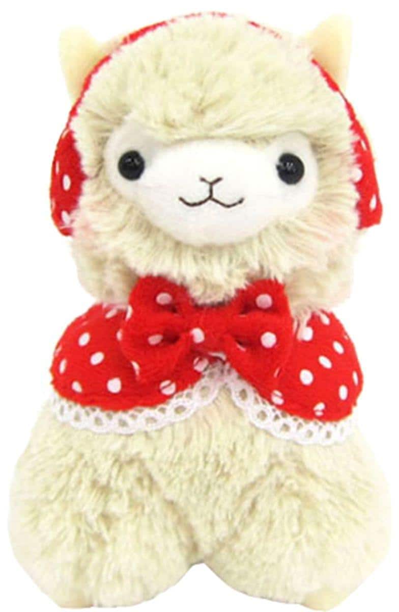 Yes Anime - Prime Plush 12" Stuffed Animal: Llama Alpaca with Earmuffs (Khaki)