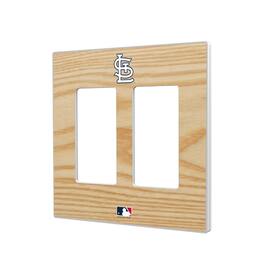 Keyscaper - Baseball Bat Design Double Rocker Light Switch Plate - Multicolor