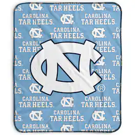 Pegasus - North Carolina Tar Heels 50" x 60" Repeat Wordmark Fleece Blanket - Multicolor
