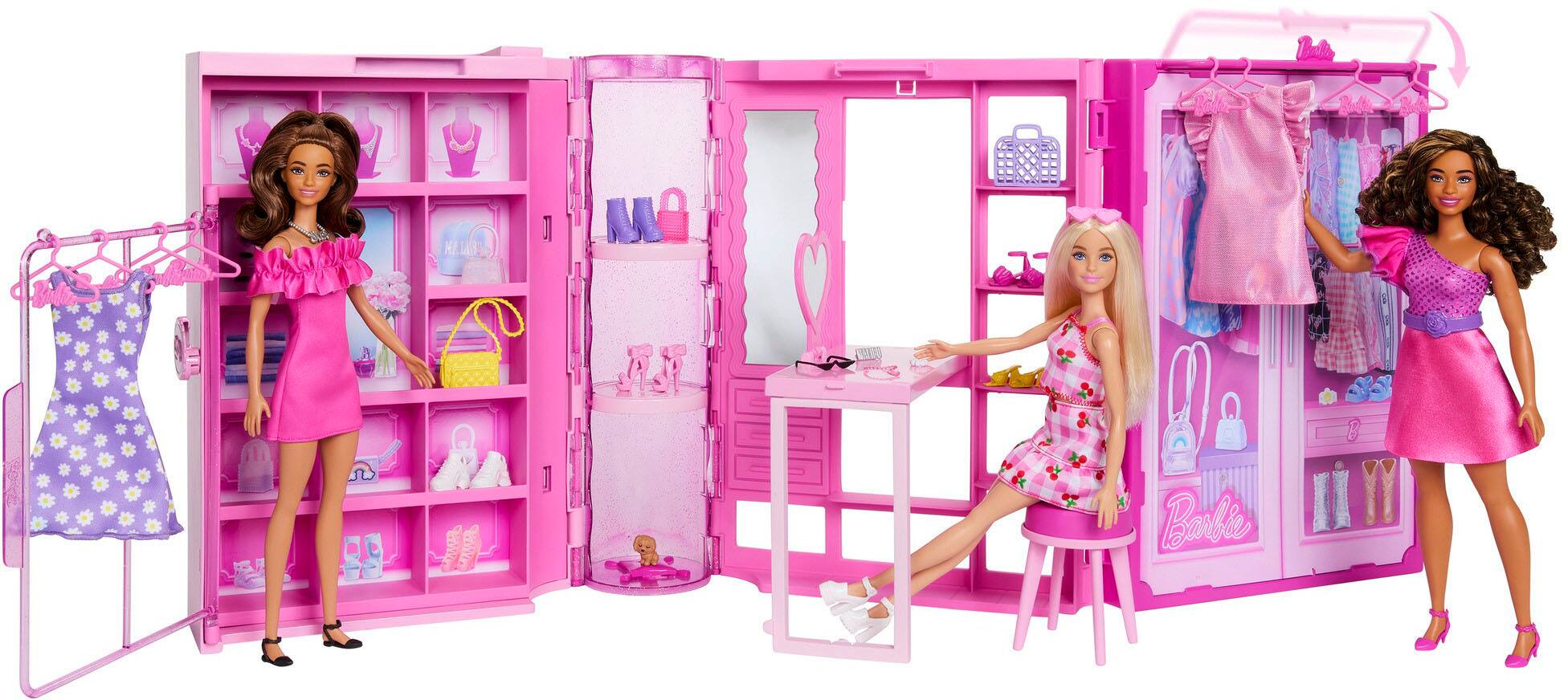 Barbie - 3' Dream Closet with 1.5" Doll and Accessories