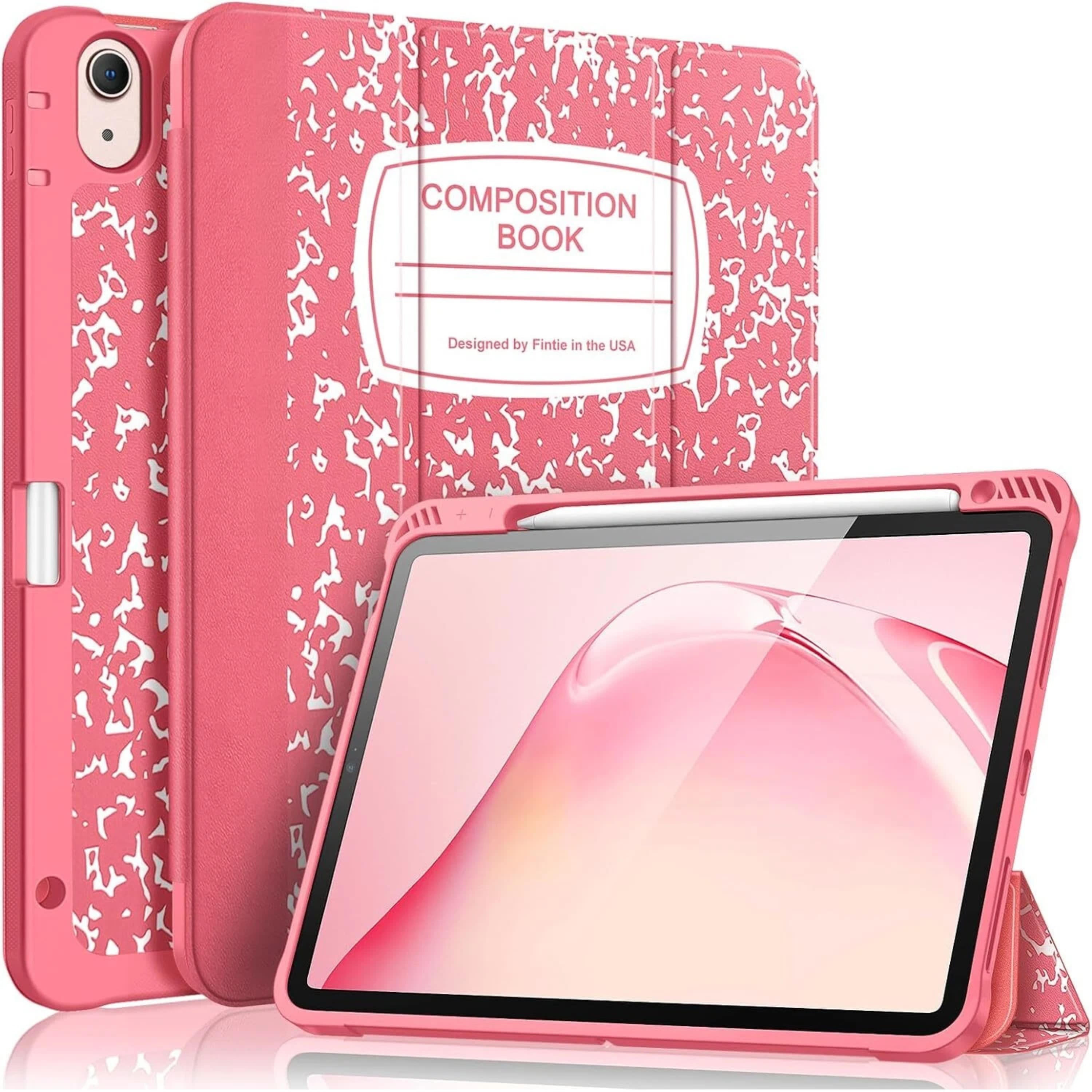 Kitcheniva - Slim Clear Case For iPad Air 11 Inch M3 2025 And Air 4th 5th Generation 10.9 Inch Pink - Pink White