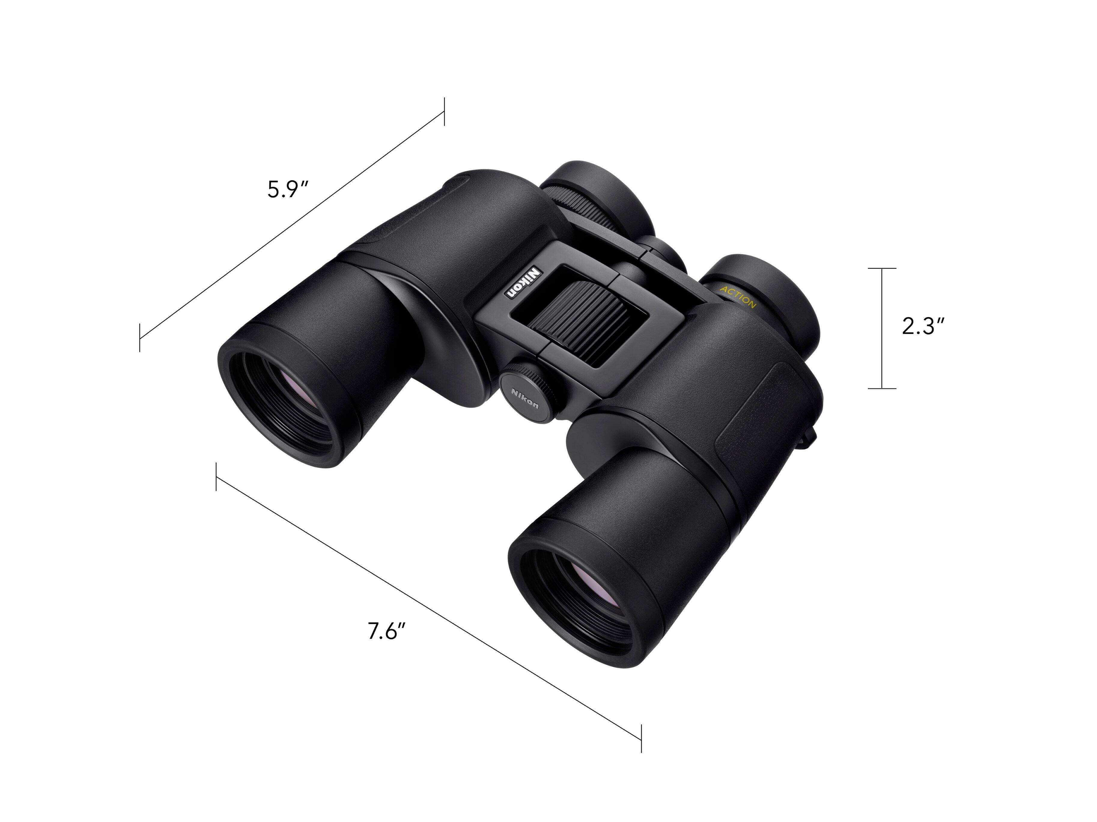 5.9" Nikon  
2.3" Nikon  
7.6"