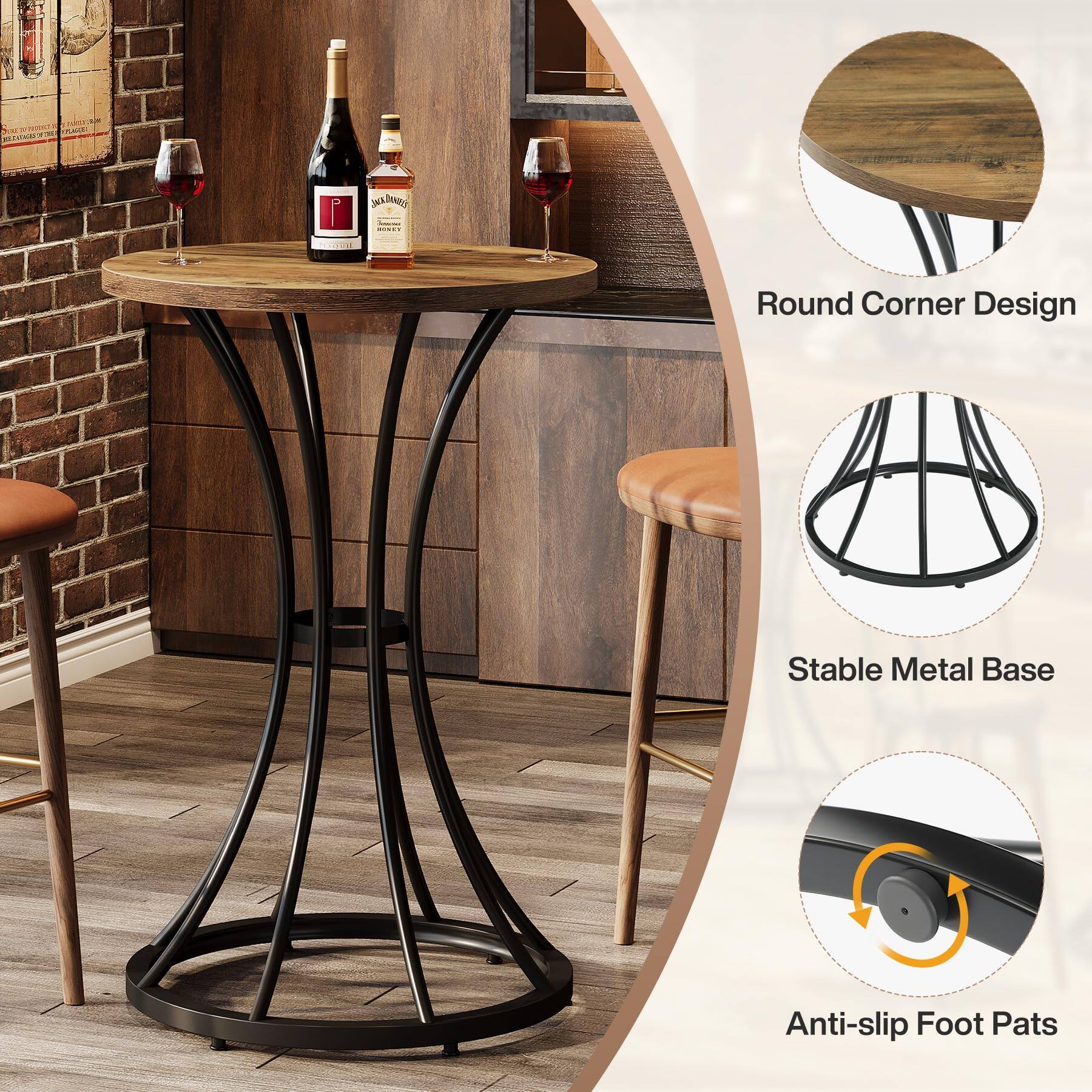 & 2016.00

BONET
Round Corner Design
Stable Metal Base
Anti-slip Foot Pats