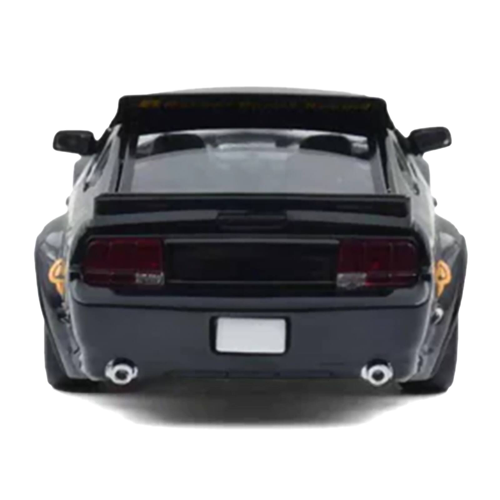Alt View 4. Model Model - Pandem Mustang Black with Gold Graphics 1/64 Diecast Model Car by Model Model.