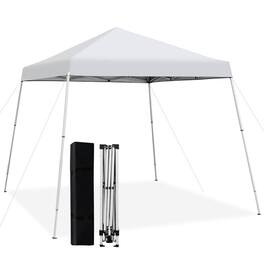 Kadyn - 10 x 10 Feet Outdoor Instant Pop-up Canopy with Carrying Bag-White, Outdoor Gazebo Wedding Party Tent Canopy Tent