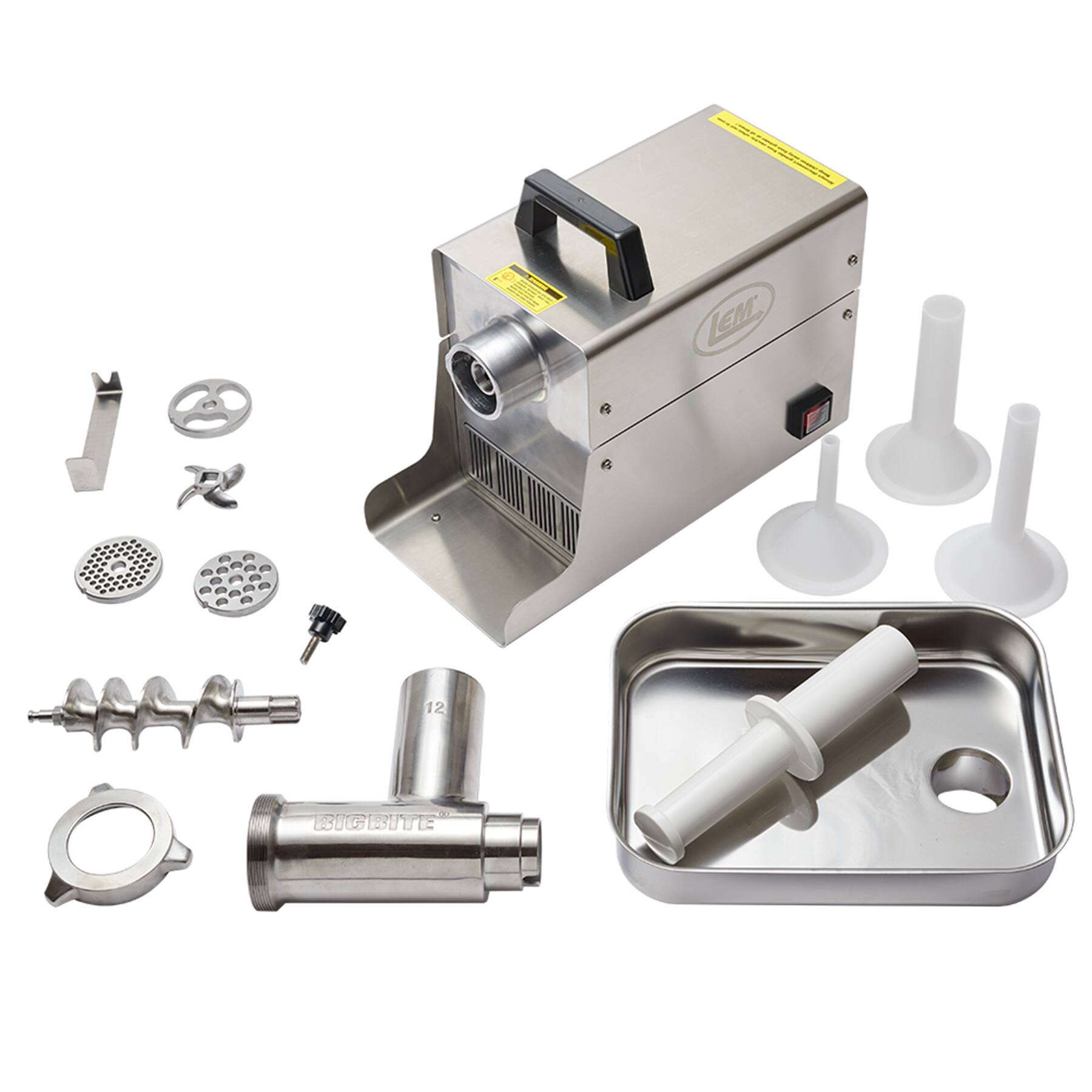Alt View 13. LEM Product - #12 Big Bite Meat Grinder - 0.75 HP - Stainless.