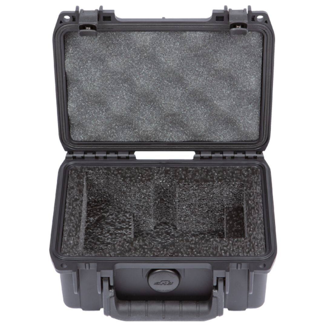 Front. SKB - SKB 3i0705-3-P4 iSeries Zoom PodTRAK P4 Podcast mixer and Accessory Case.