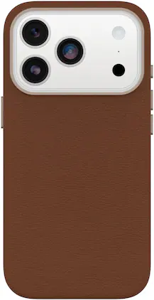 OtterBox - Symmetry Series Cactus Leather Hard Shell for Apple iPhone 17 Pro - Desert Saddle