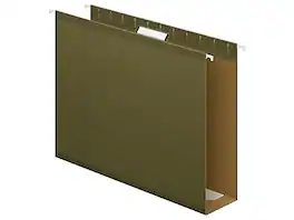 Pendaflex - Reinforced Hanging File Folders, Extra Capacity, 5-Tab, Letter Size, Standard 25/Box - Green