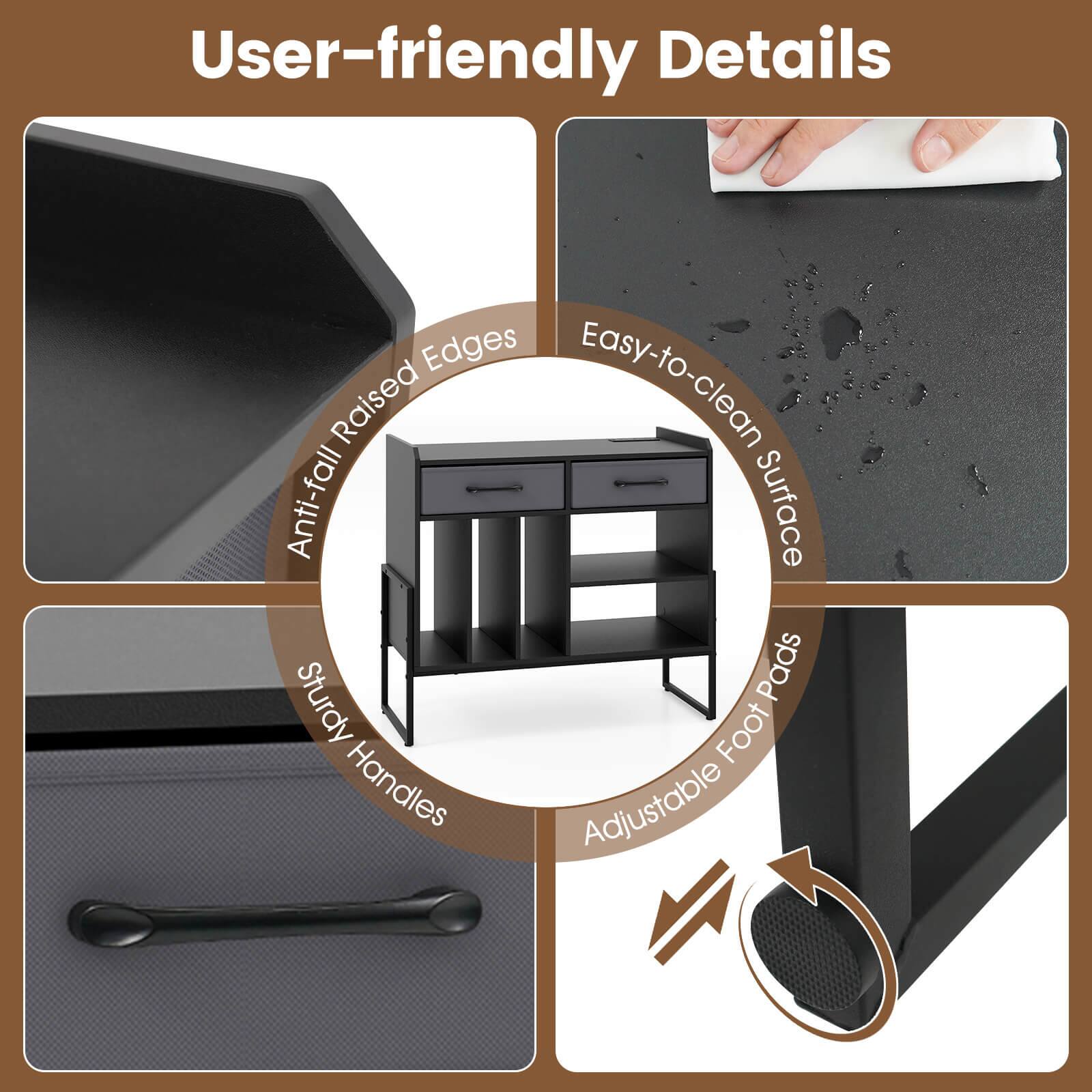 User-friendly Details

- Anti-fall Raised Edges
- Easy-to-clean Surface
- Sturdy Handles
- Adjustable Foot Pads