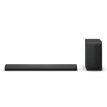 Front. LG - 3.1.1-Channel Soundbar System S70TY - Black.