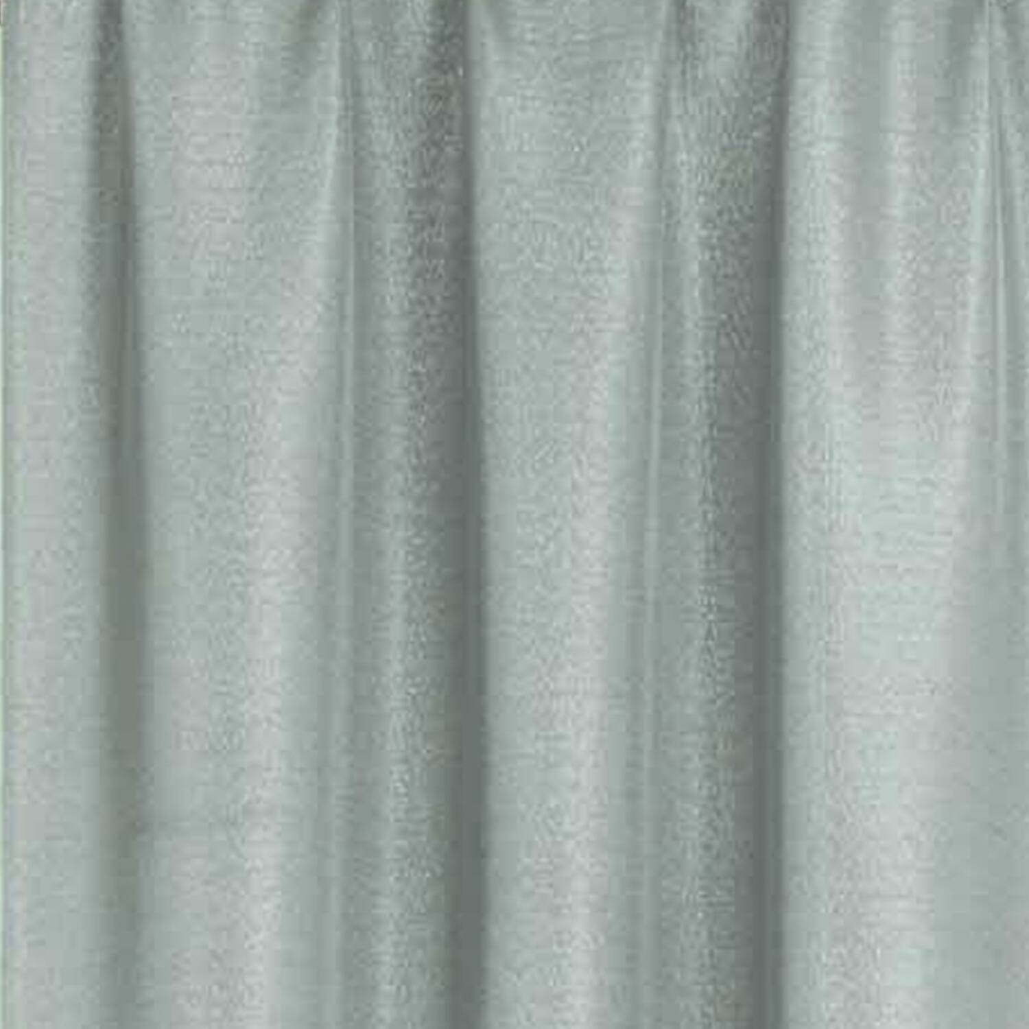 Alt View 1. RT Designers Collection - RT Designers Collection 100% Polyester Gibson Solid 3 PC Kitchen Curtains Valance & Tiers Set 54" x 18" Silver - Silver.