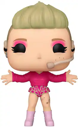 Front. Funko - Pink - FUNKO POP! Rocks: PINK (Trustfall Tour) - Collectibles - Multicolor.
